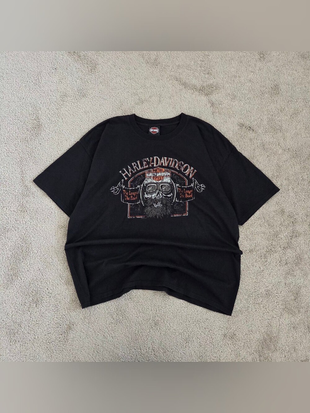 Vintage Harley-Davidson Black Short Sleeve Graphic Tee Men's XXL